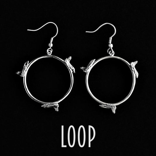 Mirage Loop Womens Drop Earrings