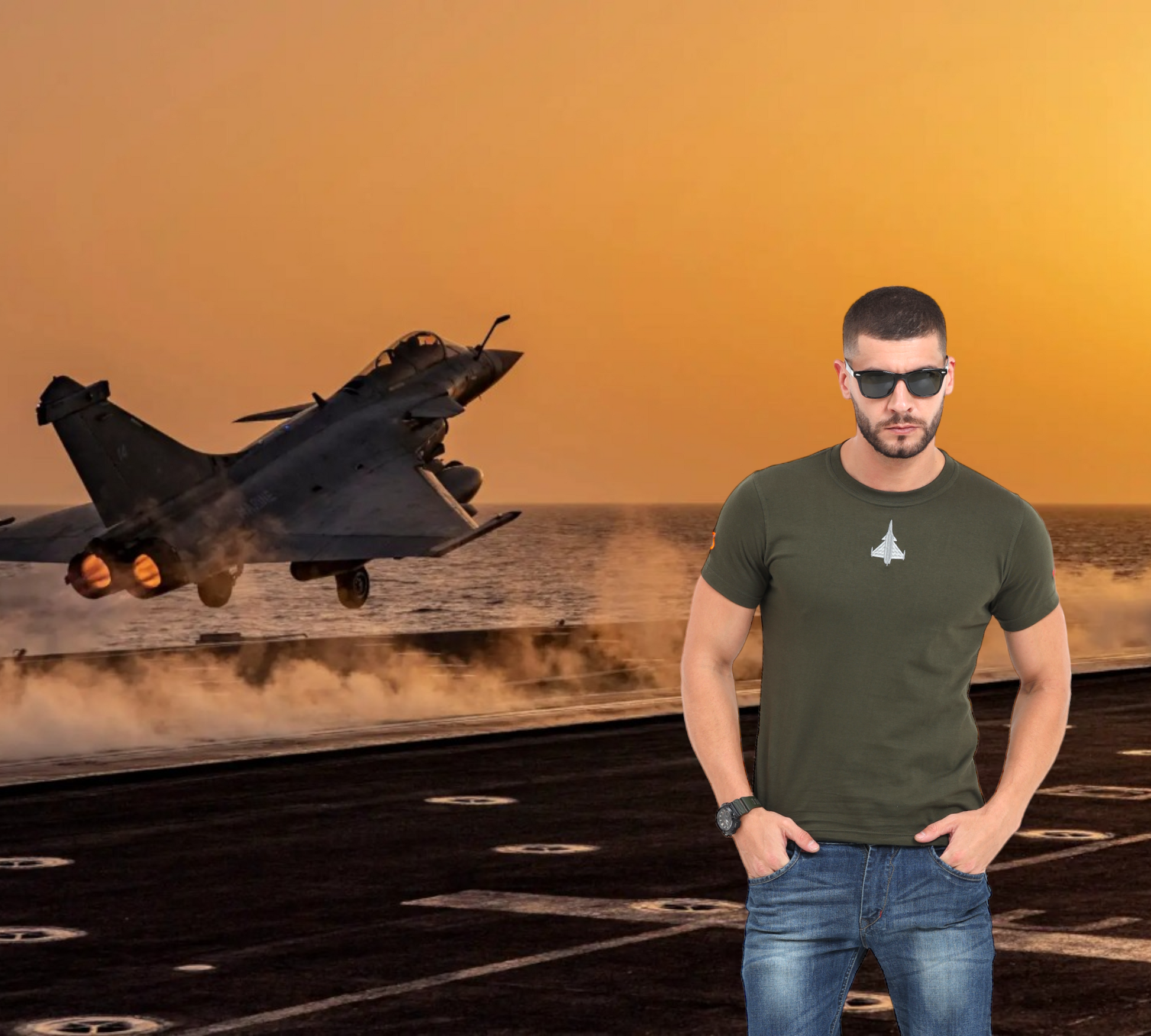 Latest Rafale T Shirt With Round Neck for men