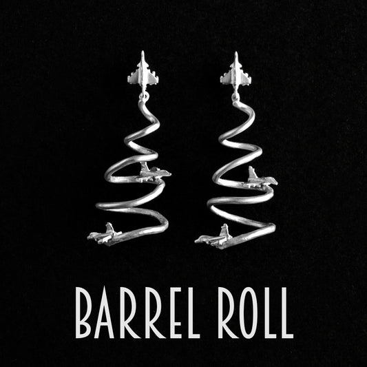 MM 076 | RAFALE | LONG EARRINGS - B - BARREL ROLL