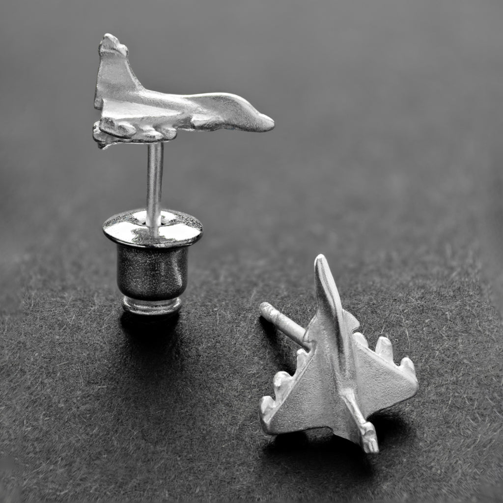 Rafale Air Force Stud Earrings Set