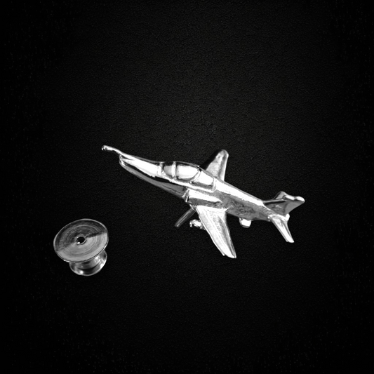 Hawk push lapel pin