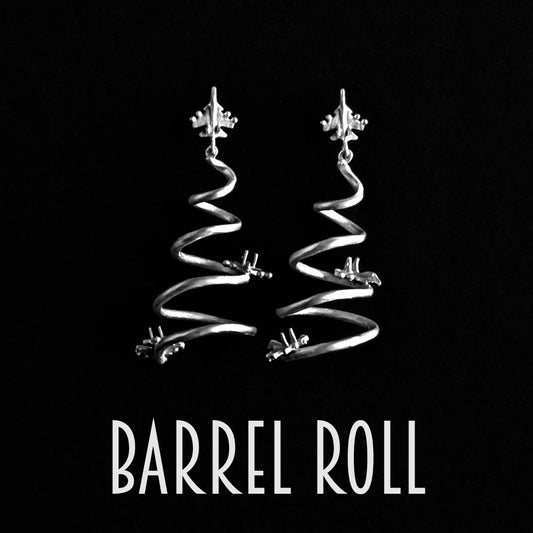 Drop Earrings Small Sukhoi 30 Long Barrel