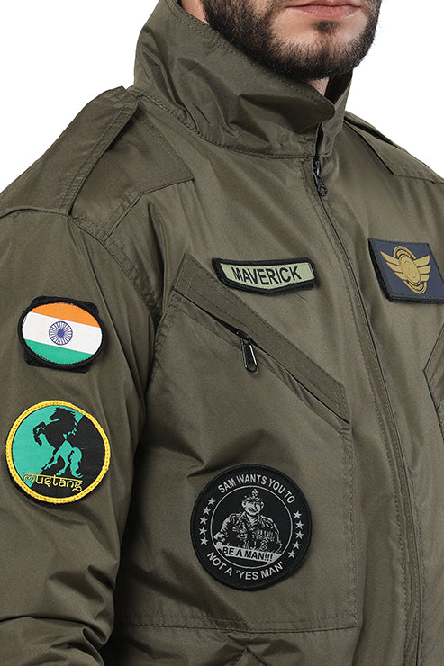 Air force flight jacket patches best sale