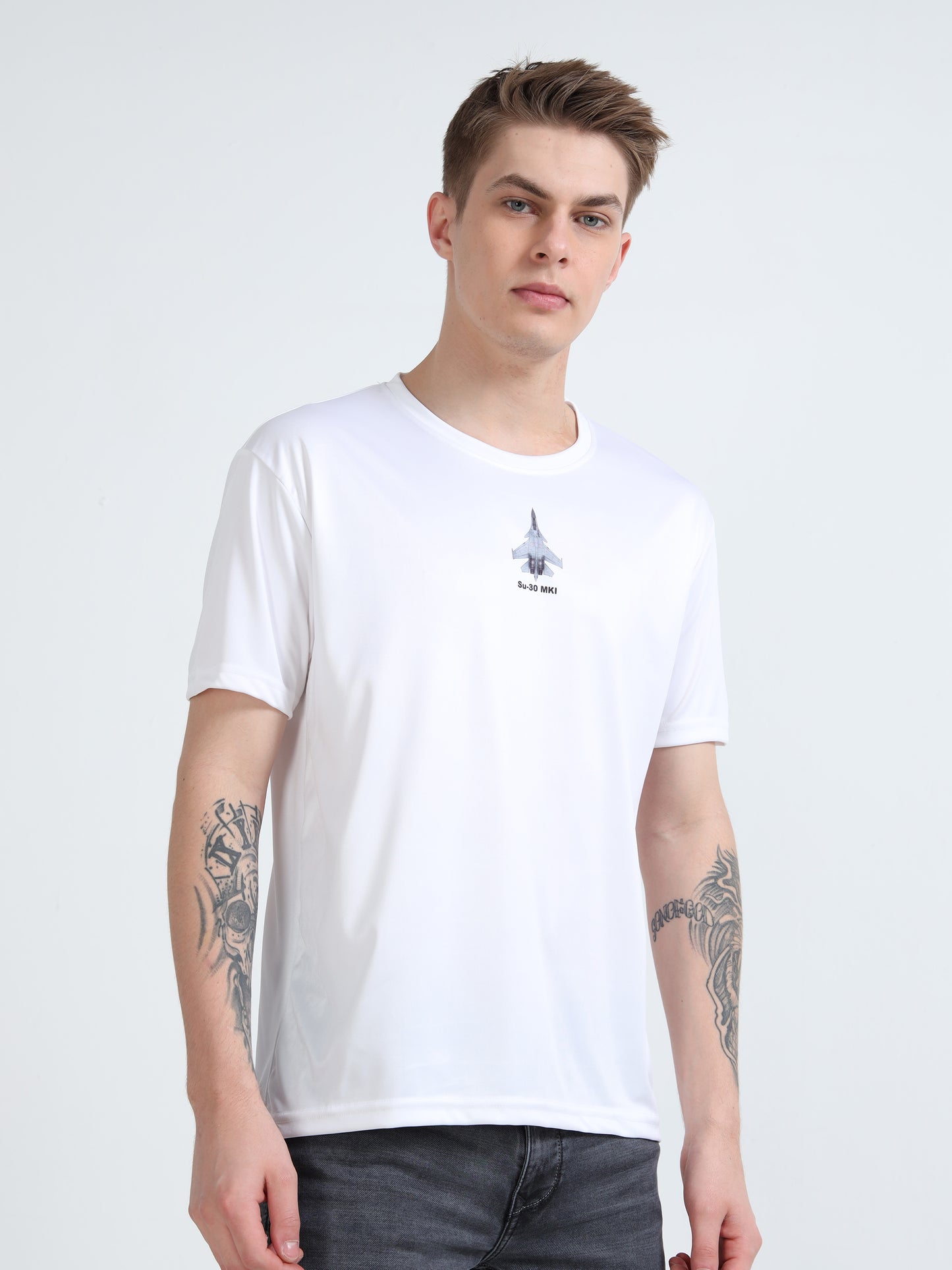 SU-30 | COCKPIT CREW | ROUND NECK T-SHIRT | WHITE