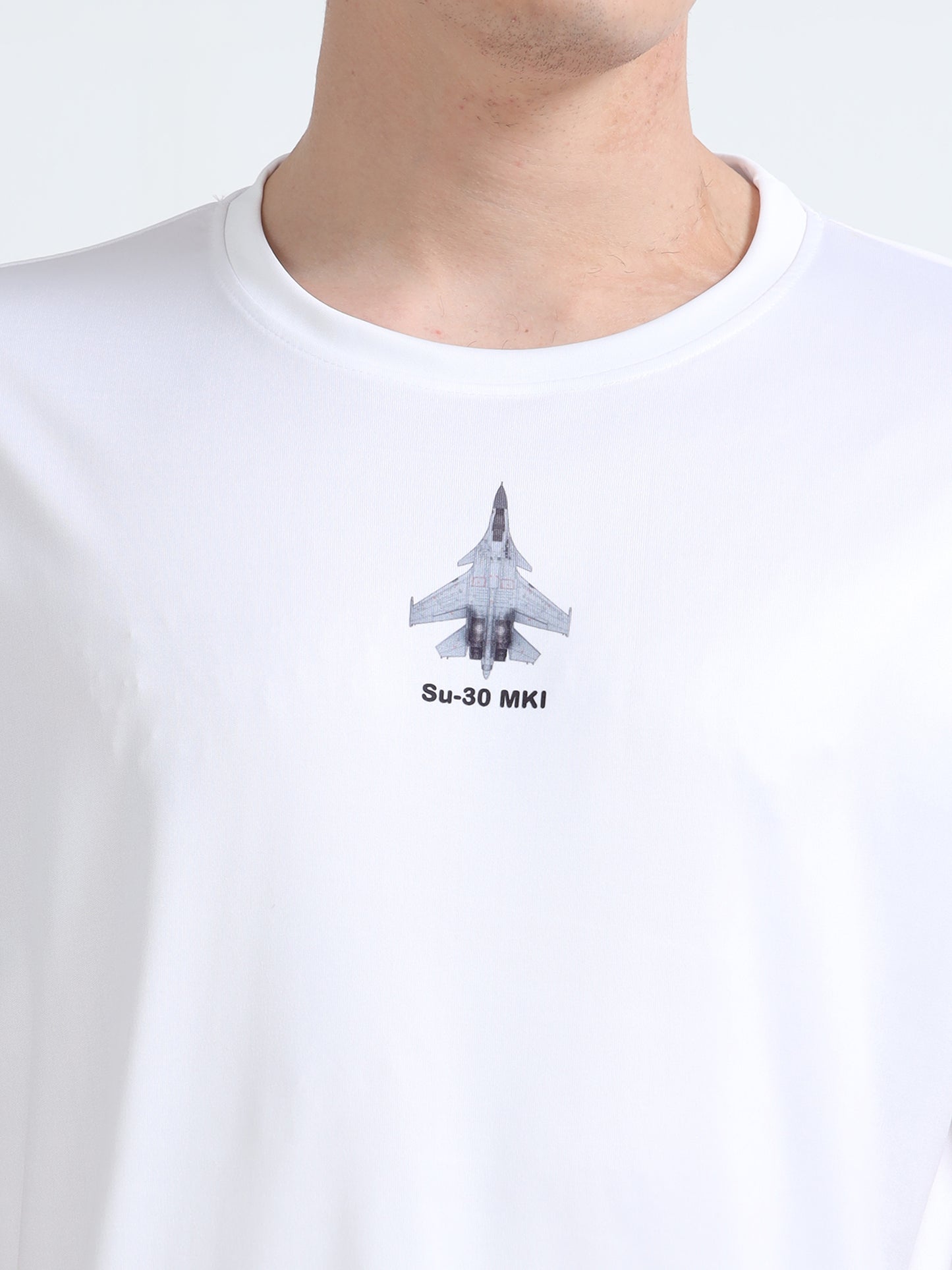 SU-30 | COCKPIT CREW | ROUND NECK T-SHIRT | WHITE