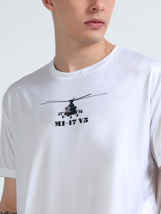 MI-17 V5 | COCKPIT CREW | ROUND NECK T-SHIRT | WHITE