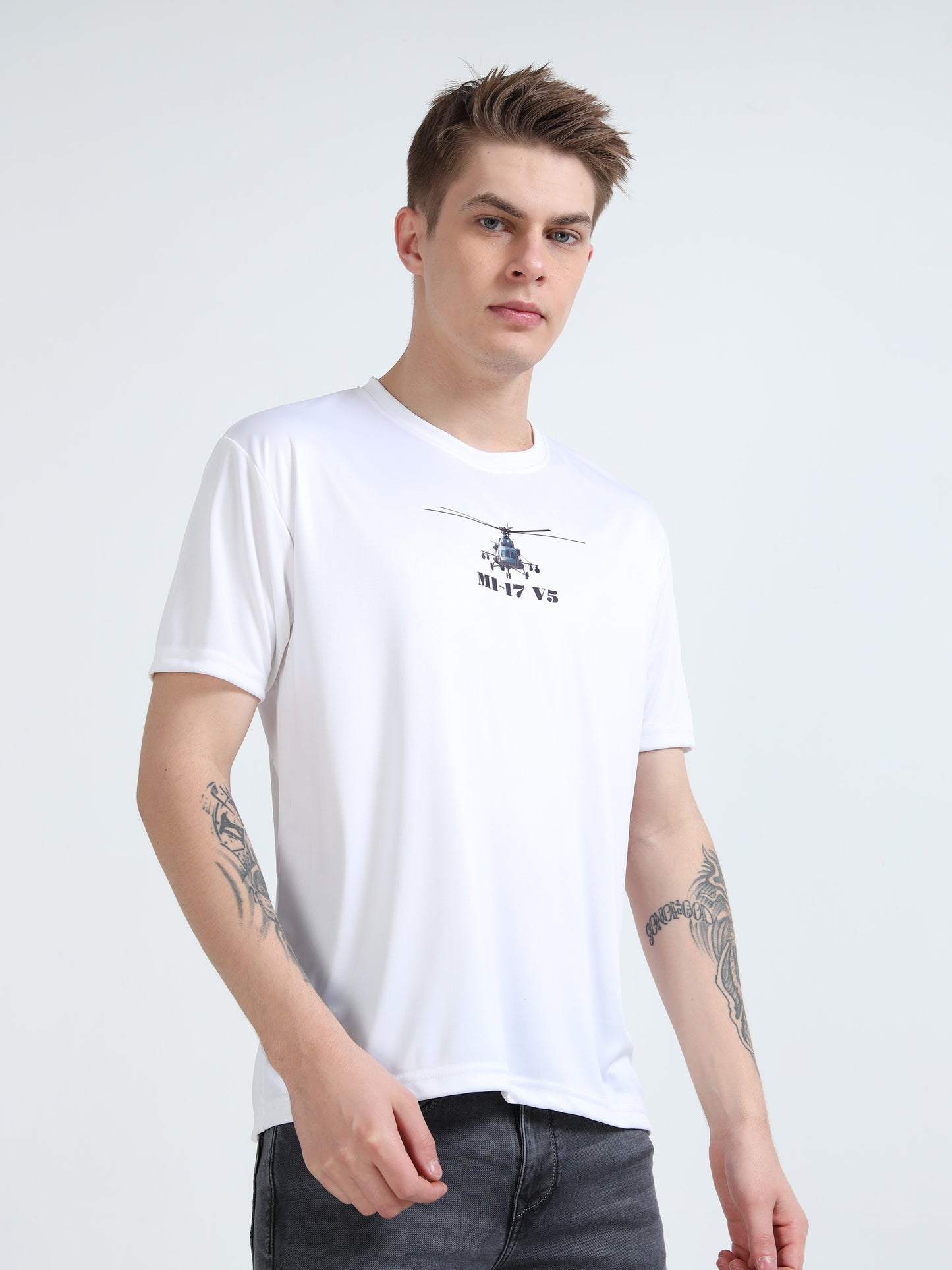 MI-17 V5 | COCKPIT CREW | ROUND NECK T-SHIRT | WHITE