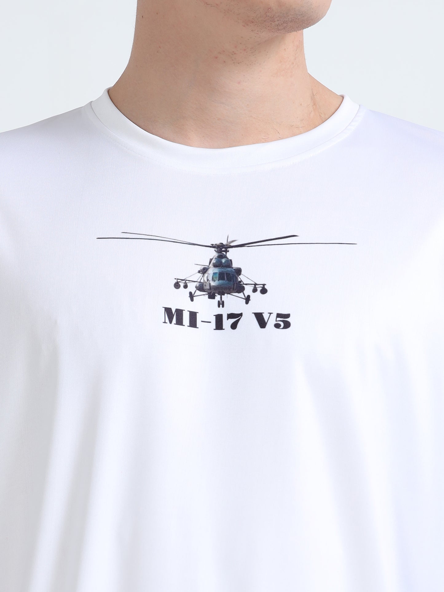 MI-17 V5 | COCKPIT CREW | ROUND NECK T-SHIRT | WHITE