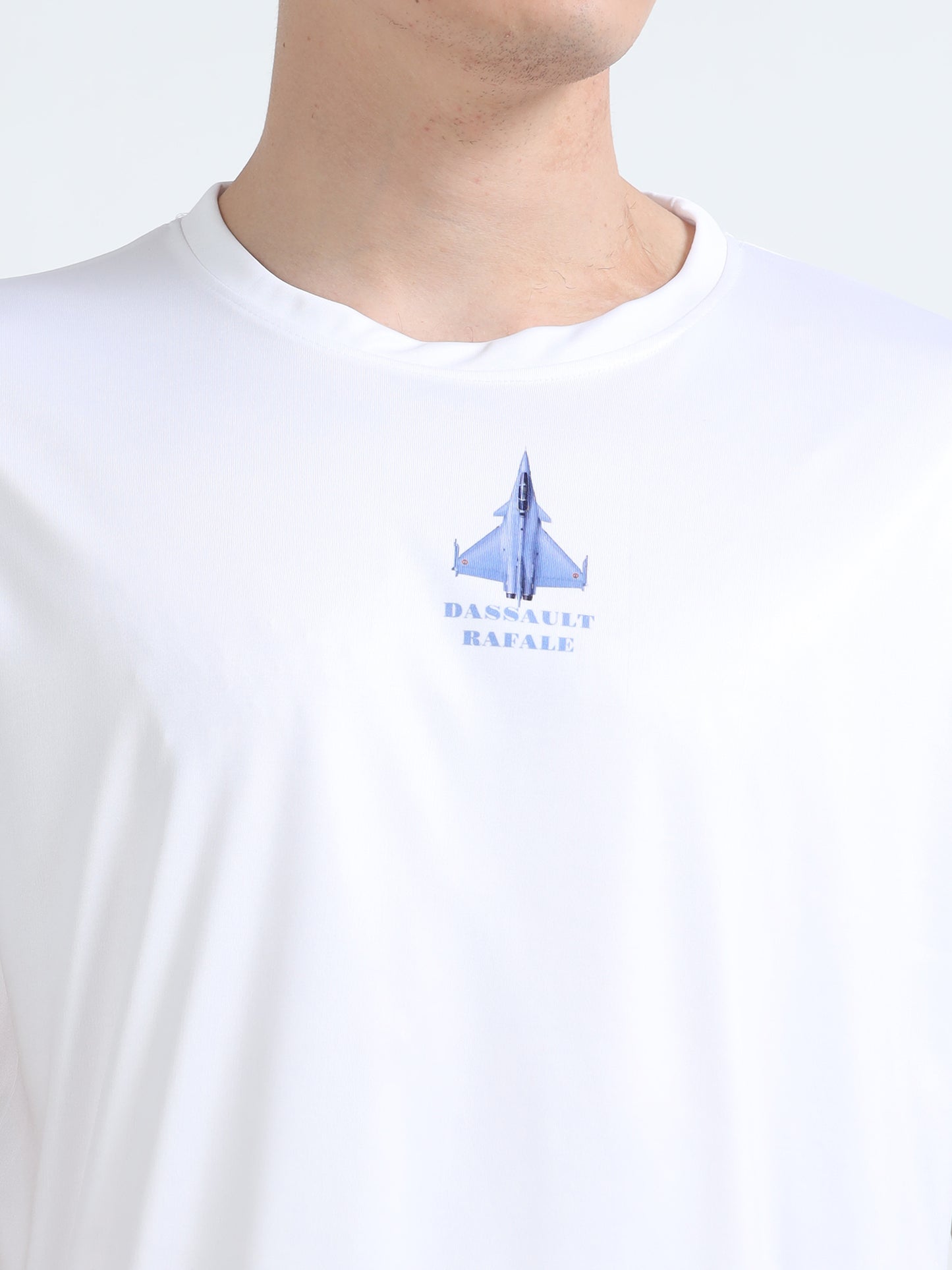 RAFALE | COCKPIT CREW | ROUND NECK T-SHIRT | WHITE