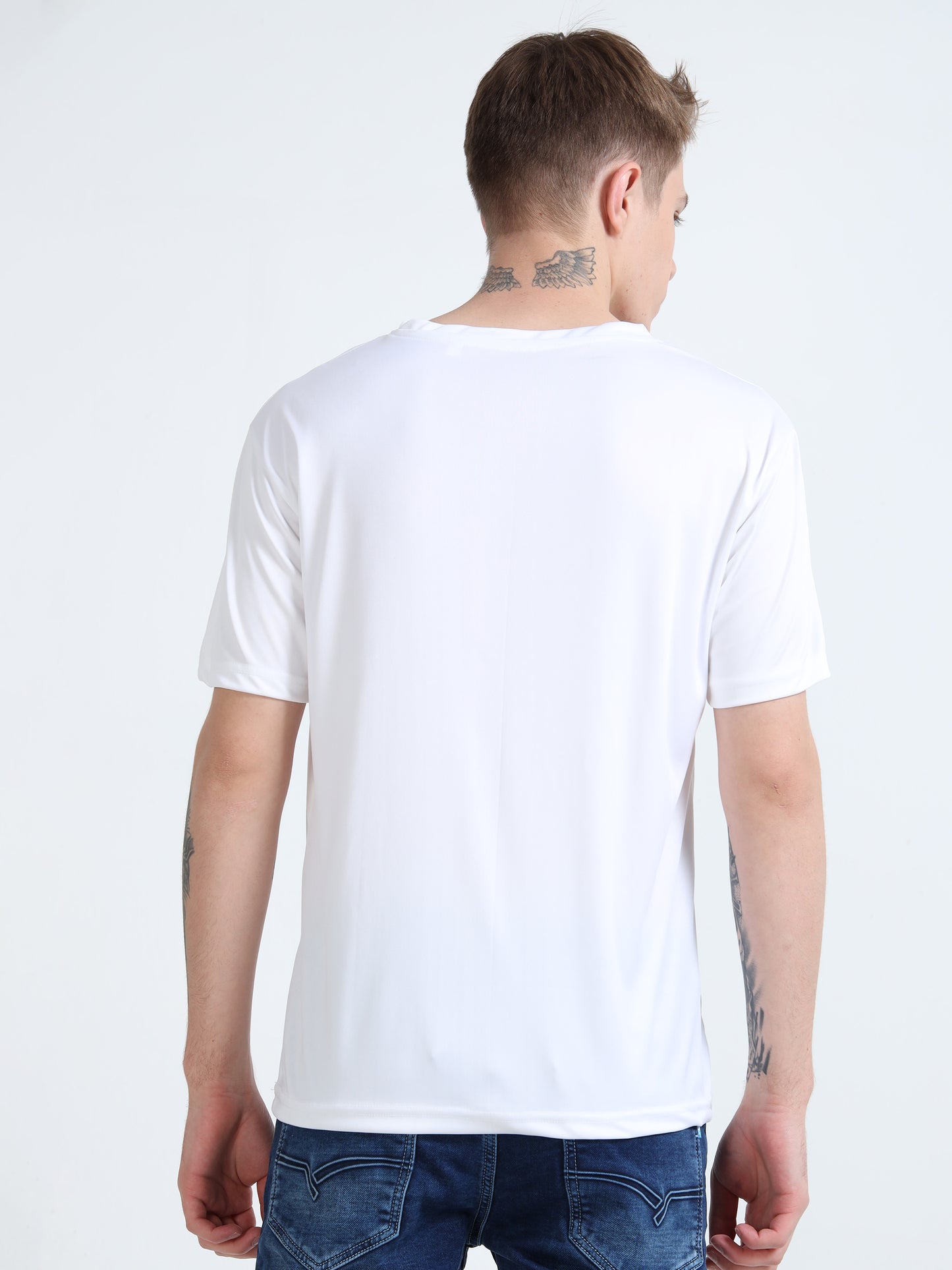 TEJAS | COCKPIT CREW | ROUND NECK T-SHIRT | WHITE