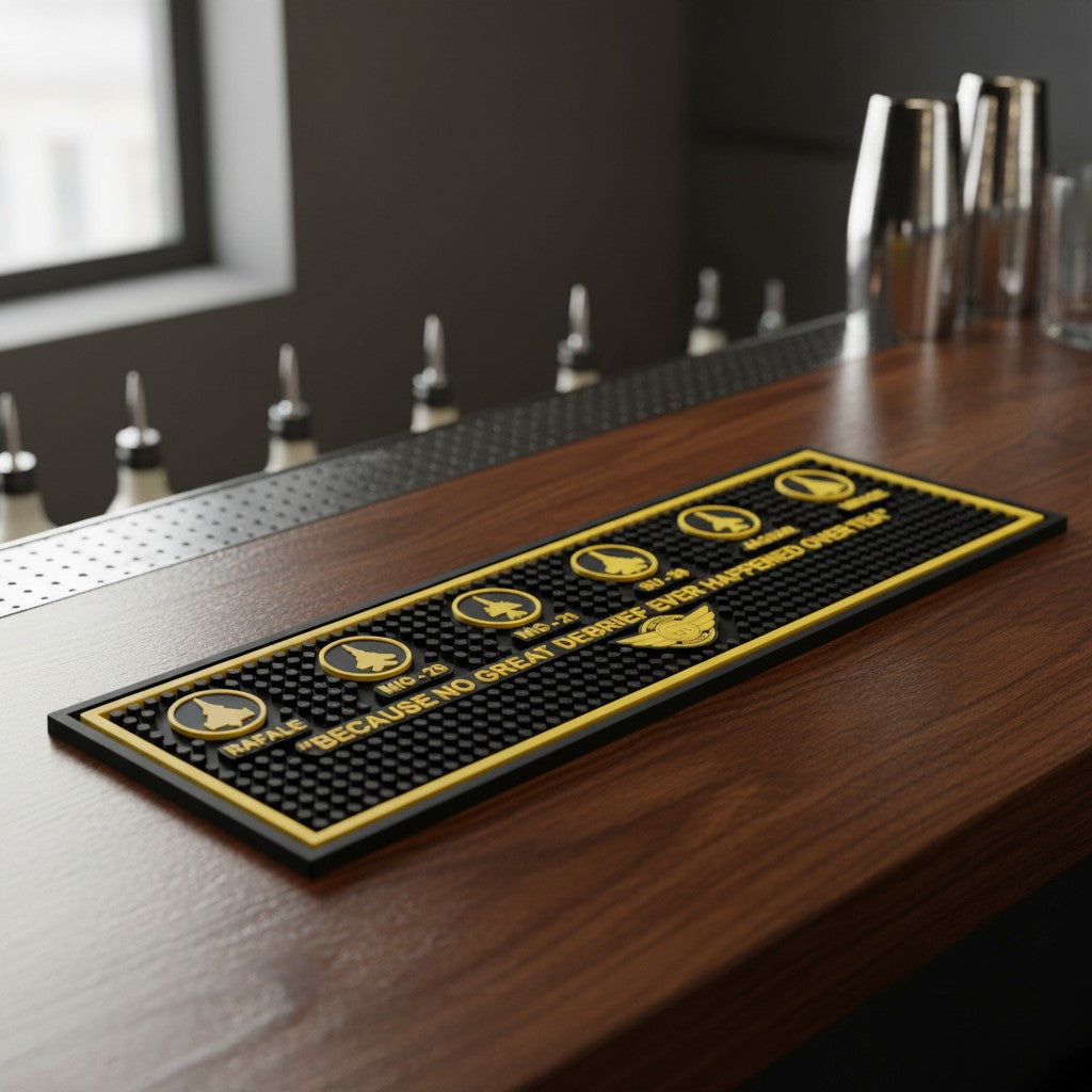 NO GREAT DEBRIEF | BAR MAT