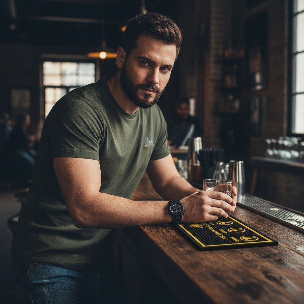 NO GREAT DEBRIEF | BAR MAT