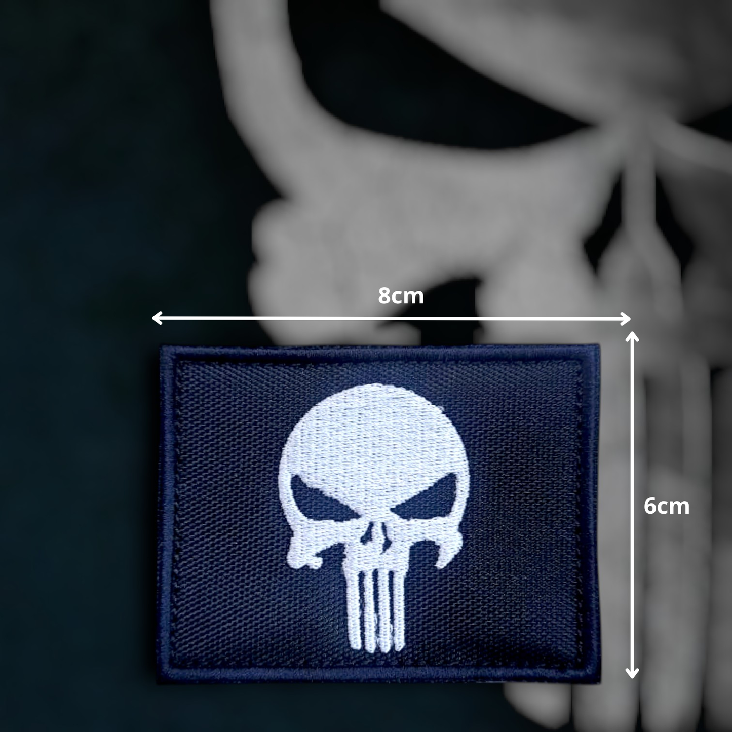 PUNISHER | EMBROIDERED | WITH VELCRO PATCH