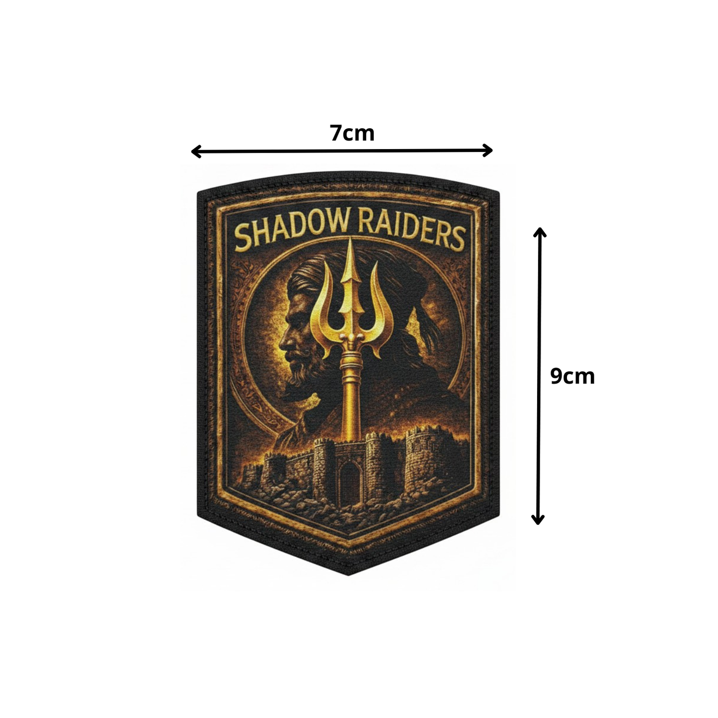SHADOW RAIDERS | PRINTED | WITH TACTICAL PATCH (Velcro + Magnet + Iron On)