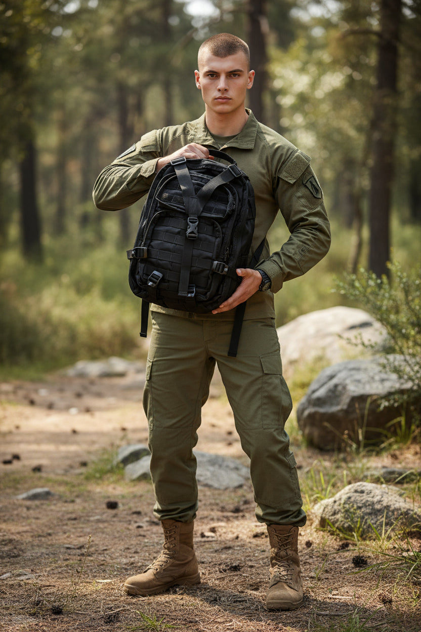 P2292 | MT - 2 | TACTICAL BACKPACK | BLACK