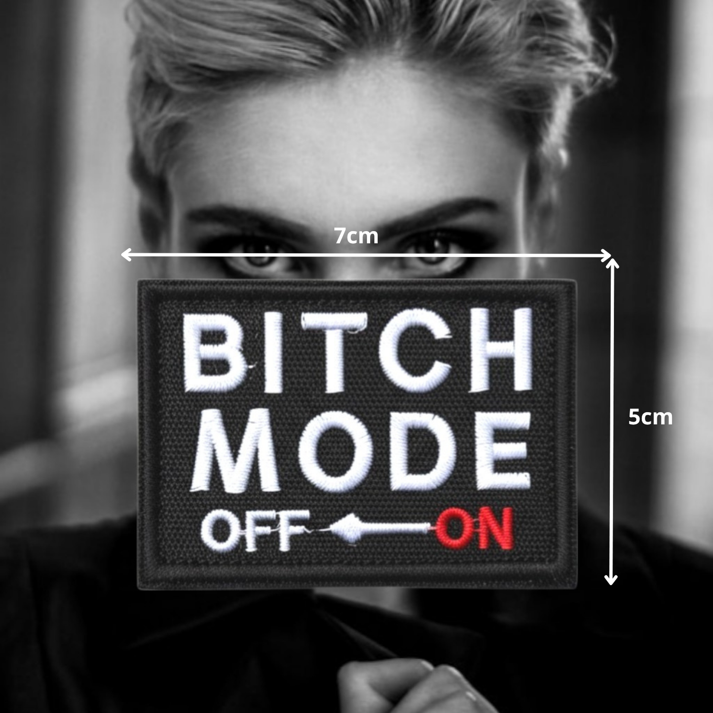 BITCH MODE | EMBROIDERED PATCH | WITH VELCRO PATCH