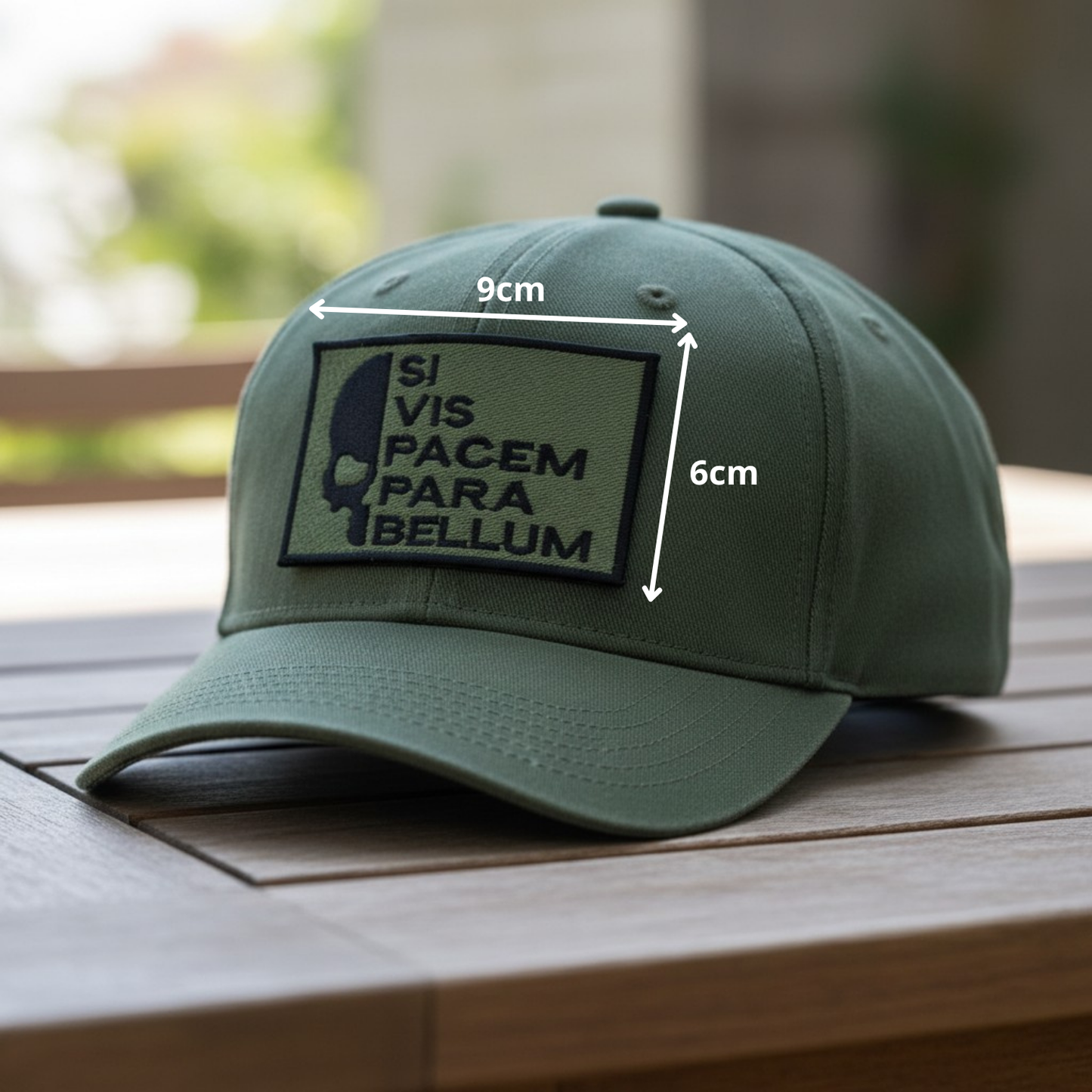 SI VIS PACEM PARA BELLUM | EMBROIDERED | WITH TACTICAL PATCH (Velcro + Magnet + Iron On)