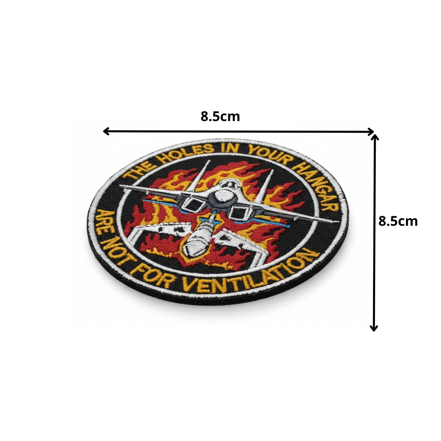 THE HOLES IN YOUR HANGER | EMBROIDERED | WITH VELCRO PATCH