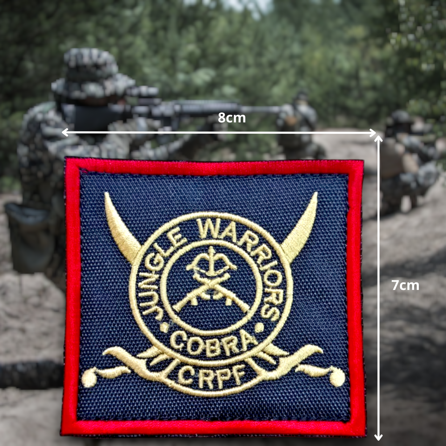 COBRA JUNGLE WARRIORS | EMBROIDERED | WITH VELCRO PATCH
