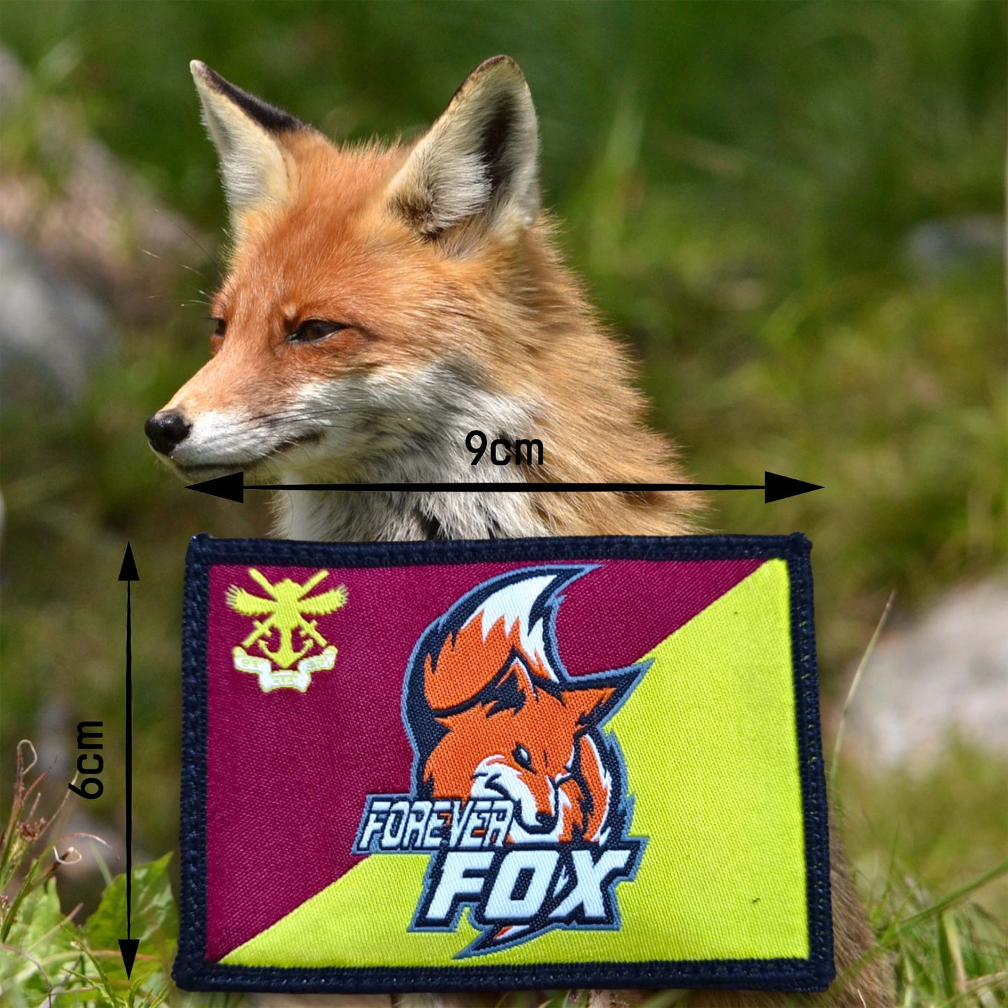 P 1392 | Forever Fox | With Velcro Patch