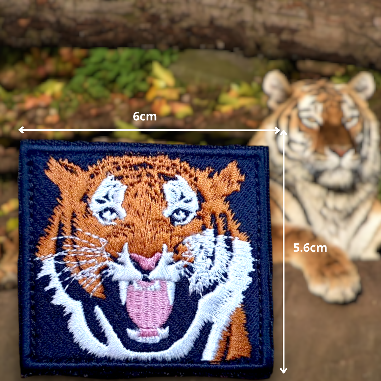 TIGER | EMBROIDERED | WITH VELCRO PATCH