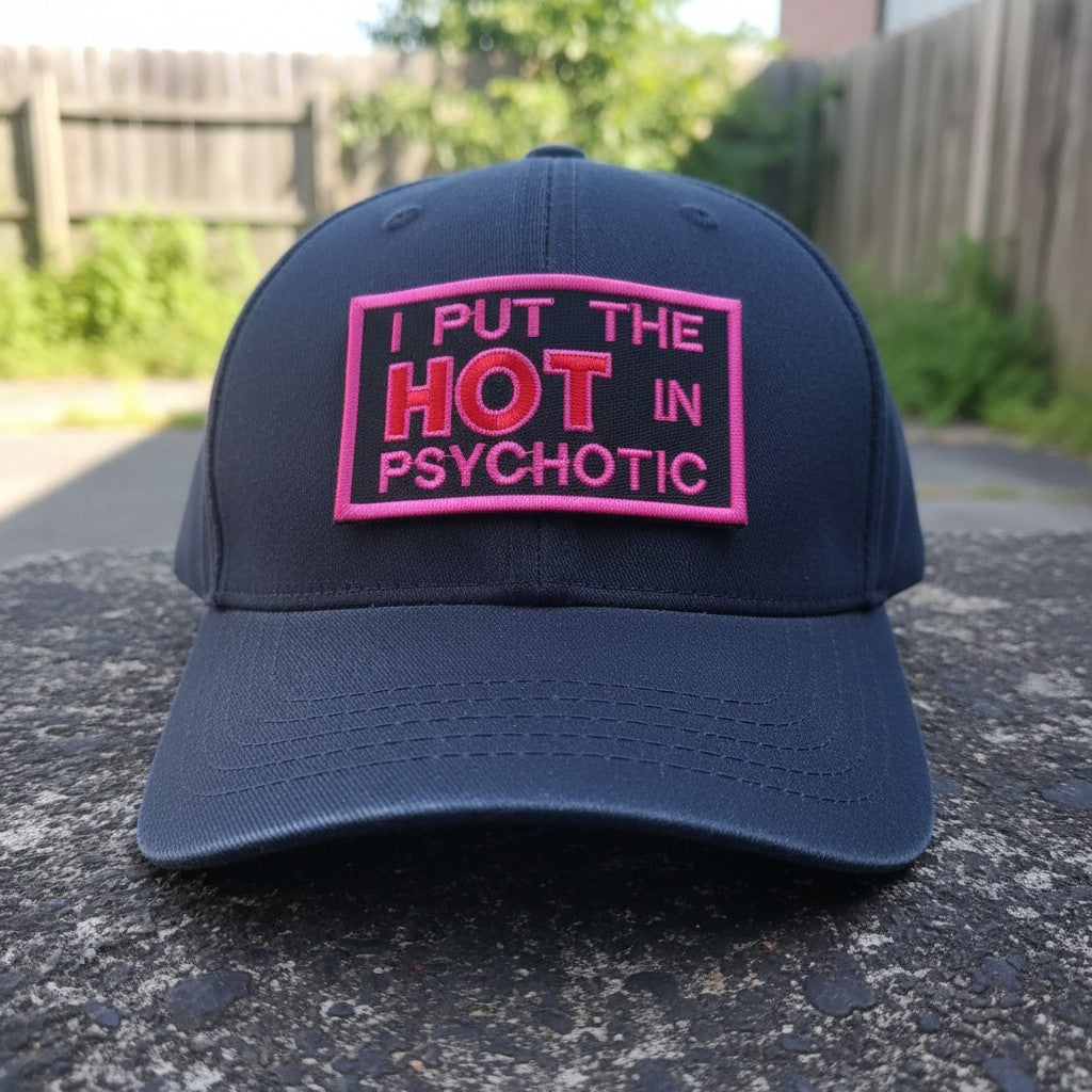 PSYCHOTIC | EMBROIDERED | WITH TACTICAL PATCH (Velcro + Magnet + Iron On)