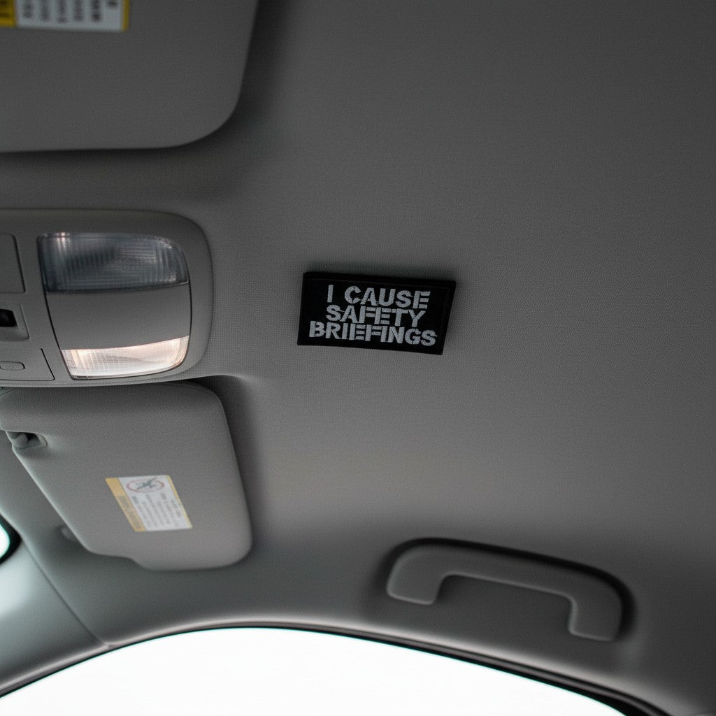 I CAUSE SAFETY BRIEFINGS | EMBROIDERED | WITH VELCRO PATCH