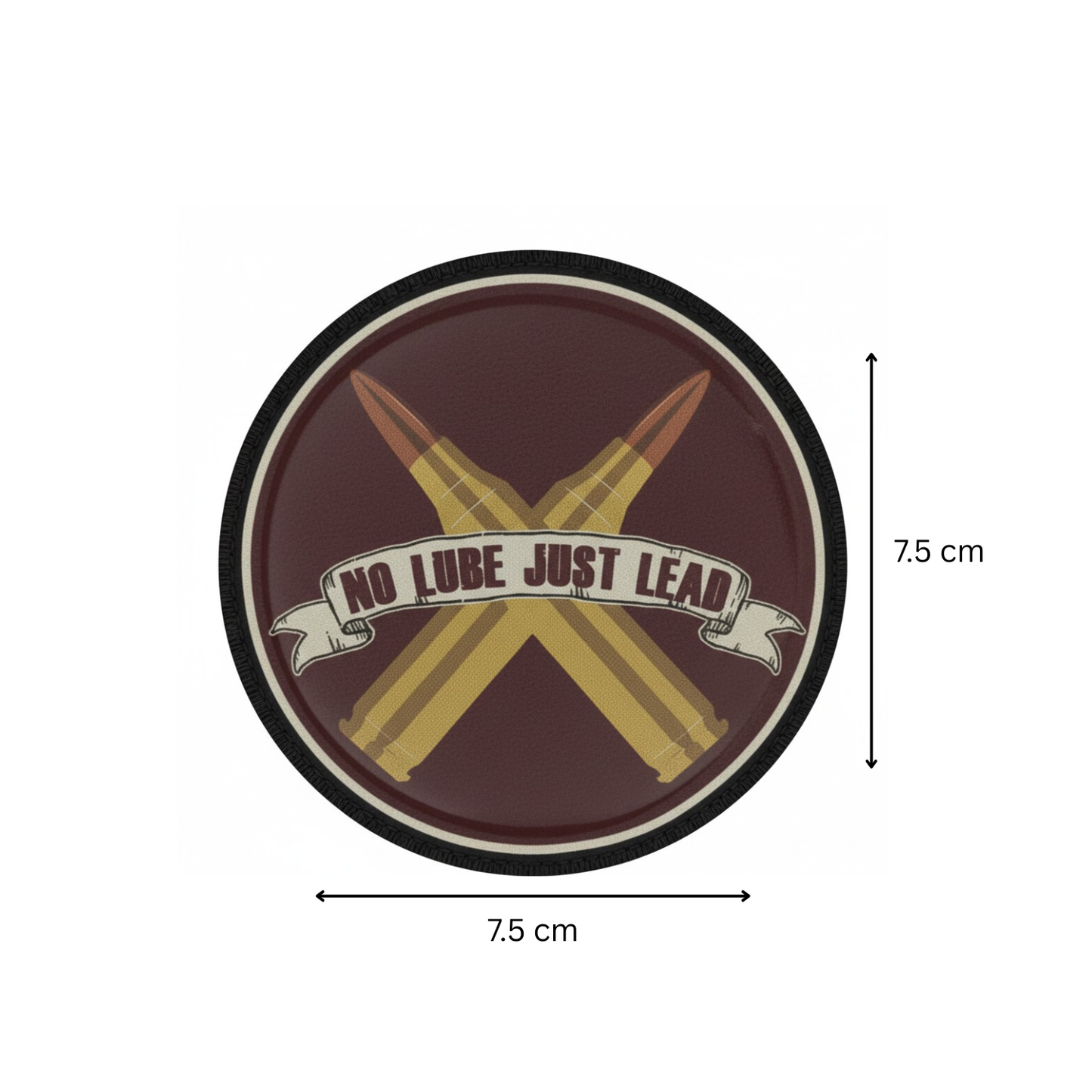 NO LUBE JUST LEAD | PRINTED | WITH TACTICAL PATCH (Velcro + Magnet + Iron On)