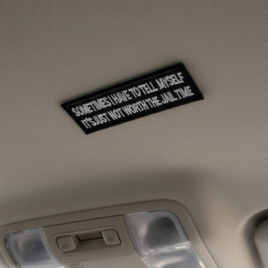 SOMETIMES I HAVE TO TELL MYSELF | EMBROIDERED | WITH VELCRO PATCH