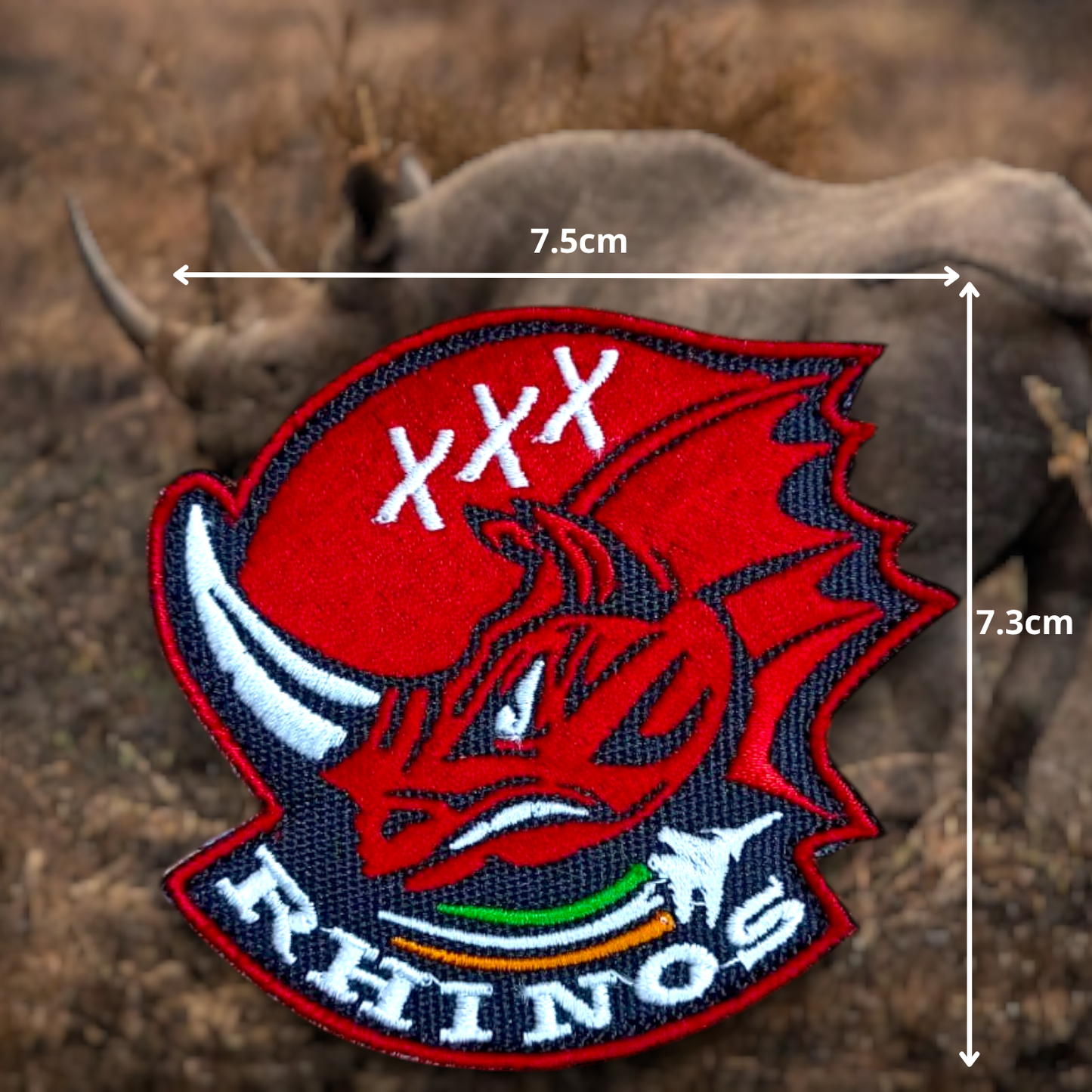 RHINOS | EMBROIDERED | WITH VELCRO PATCH