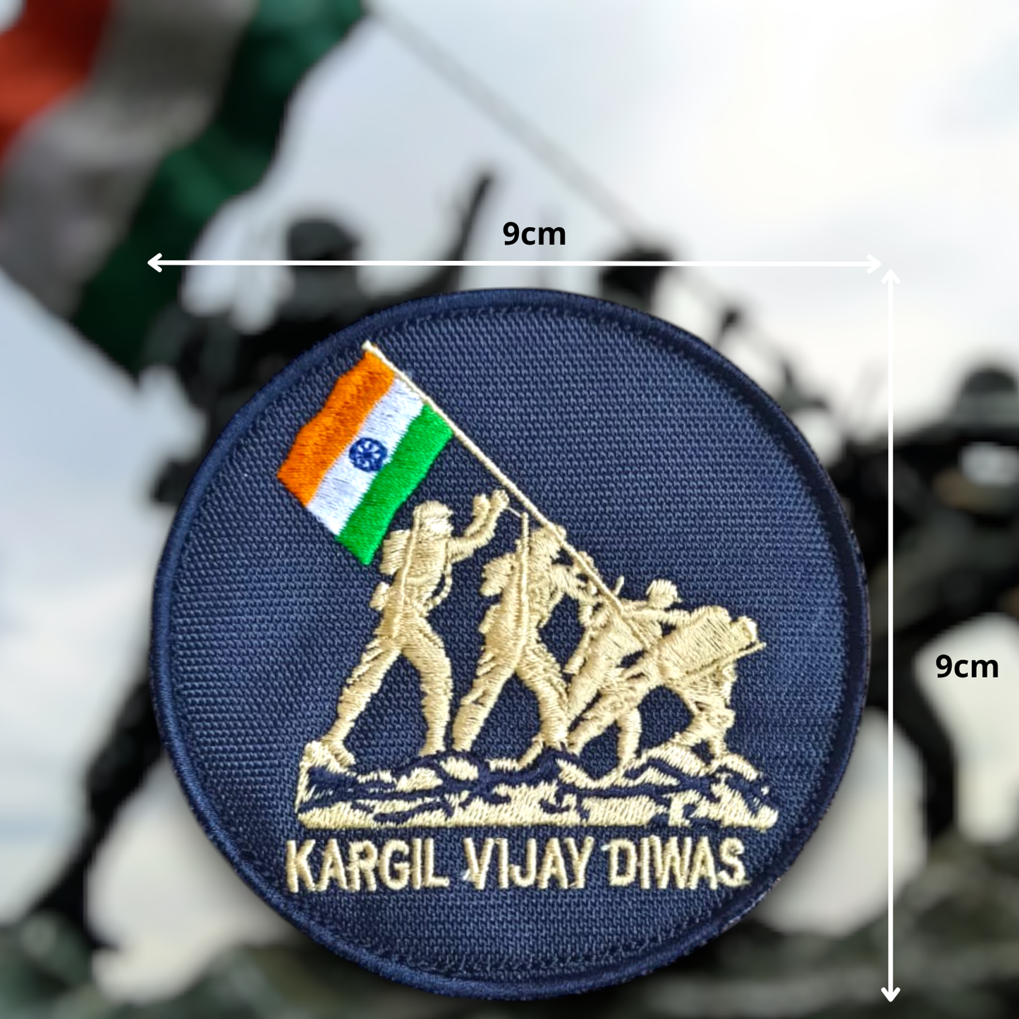 KARGIL VIJAY DIWAS | EMBROIDERED | WITH VELCRO PATCH