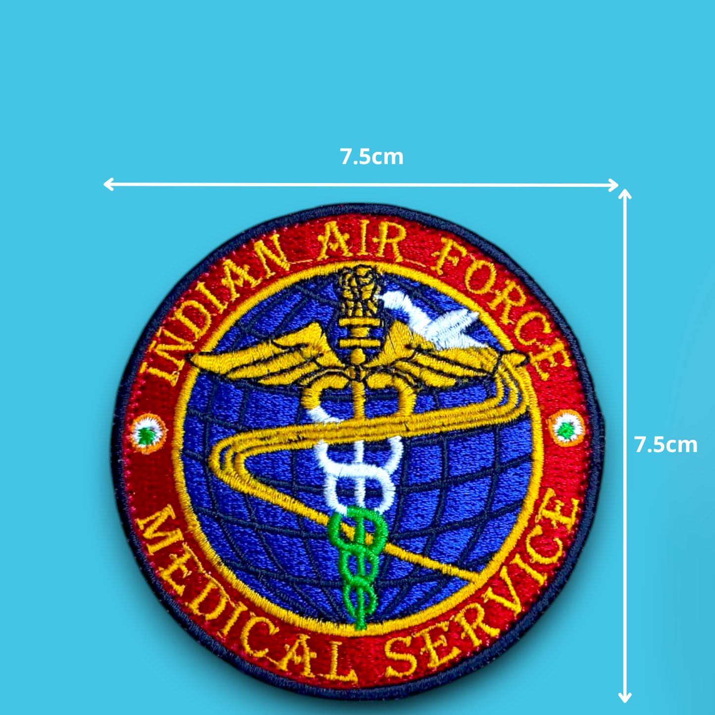 IAF MEDICAL SERVICE | EMBROIDERED | WITH VELCRO PATCH