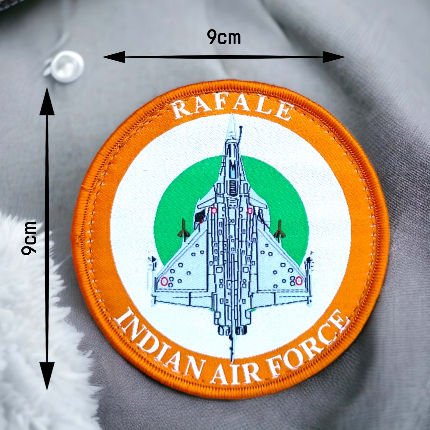 Shop Rafale Tri Colour Velcro Patch Perfect For Leather Jackets ...