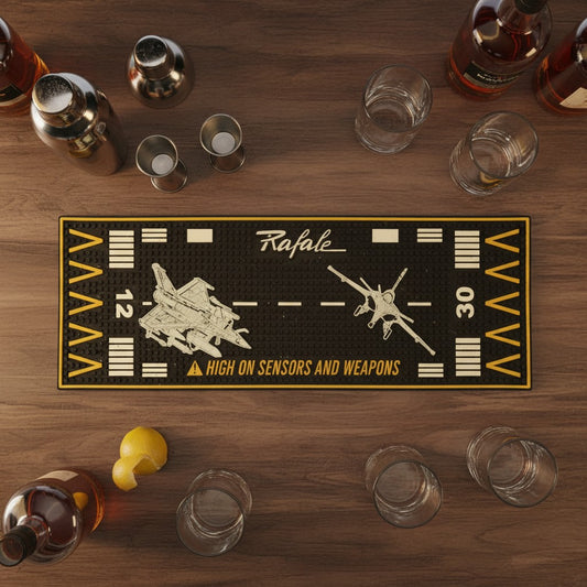 RAFALE | HIGH ON SENSORS AND WEAPONS | GLOW IN THE DARK | BAR MAT