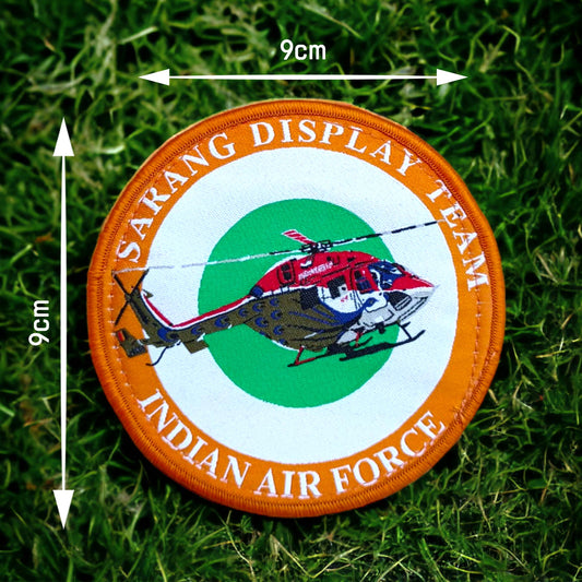 P 1296 | Sarang Helicopter  | Display Team With Tri Colour | With Velcro Patch