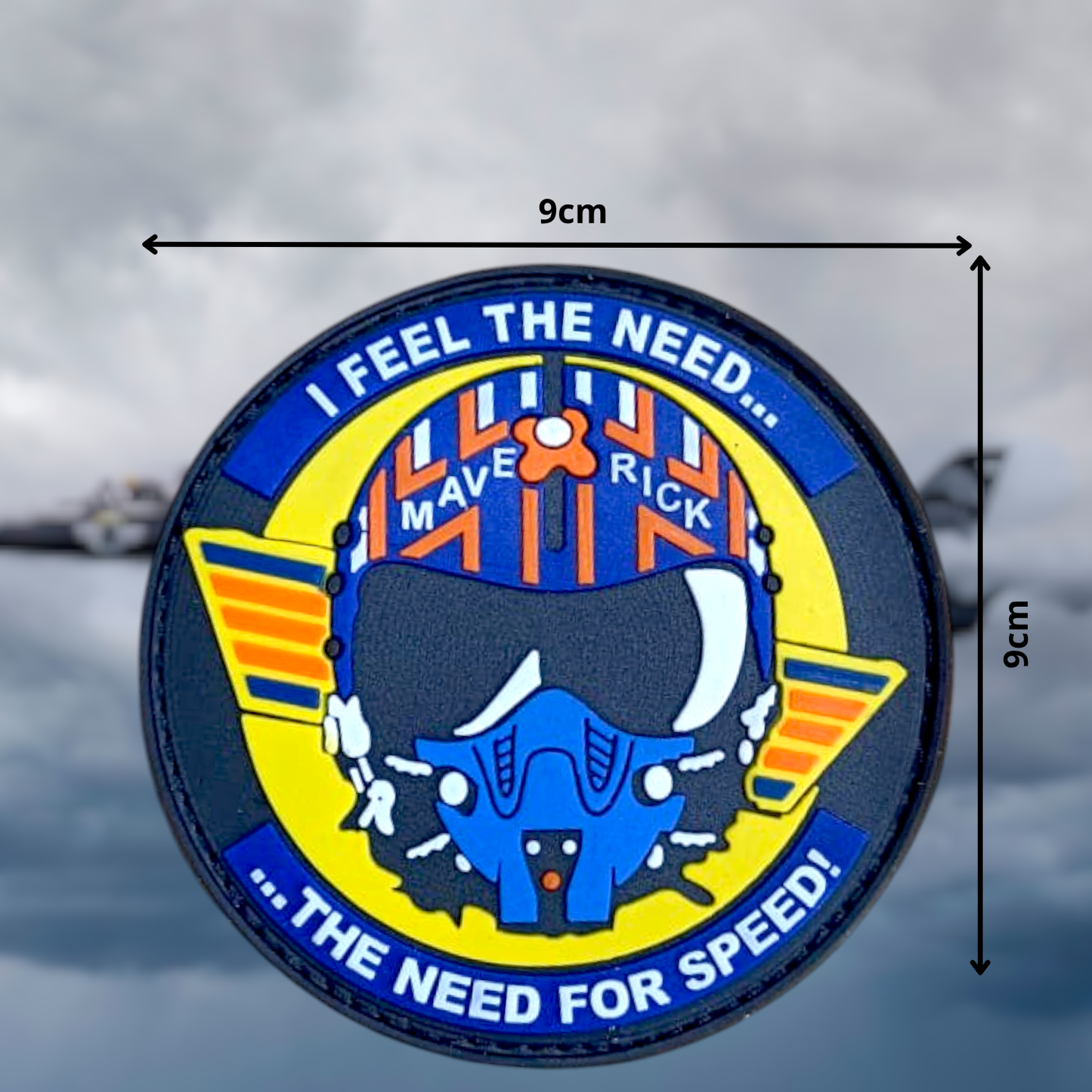 THE NEED FOR SPEED | RUBBERISED | WITH VELCRO PATCH