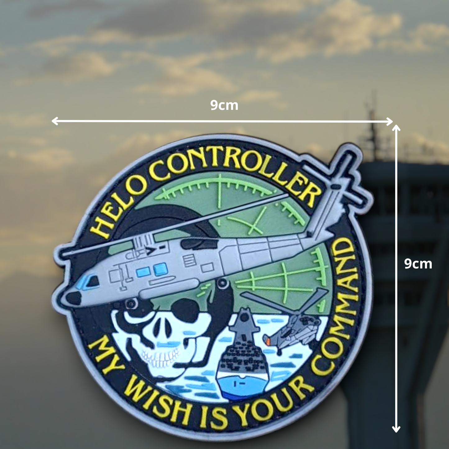 HELO CONTROLLER | RUBBERISED | WITH VELCRO PATCH