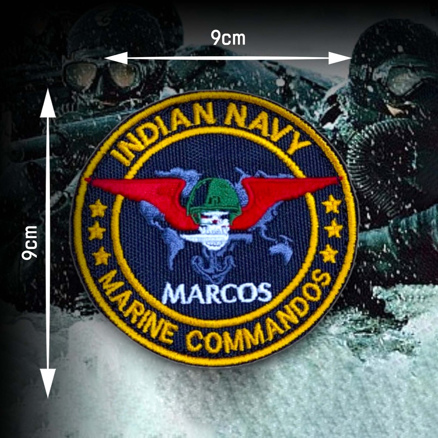 Buy Indian Navy Marine Commandos - Velcro Military Patches