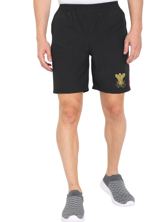 Army Shorts In Dri Fit Lycra With Rimc Logo for men