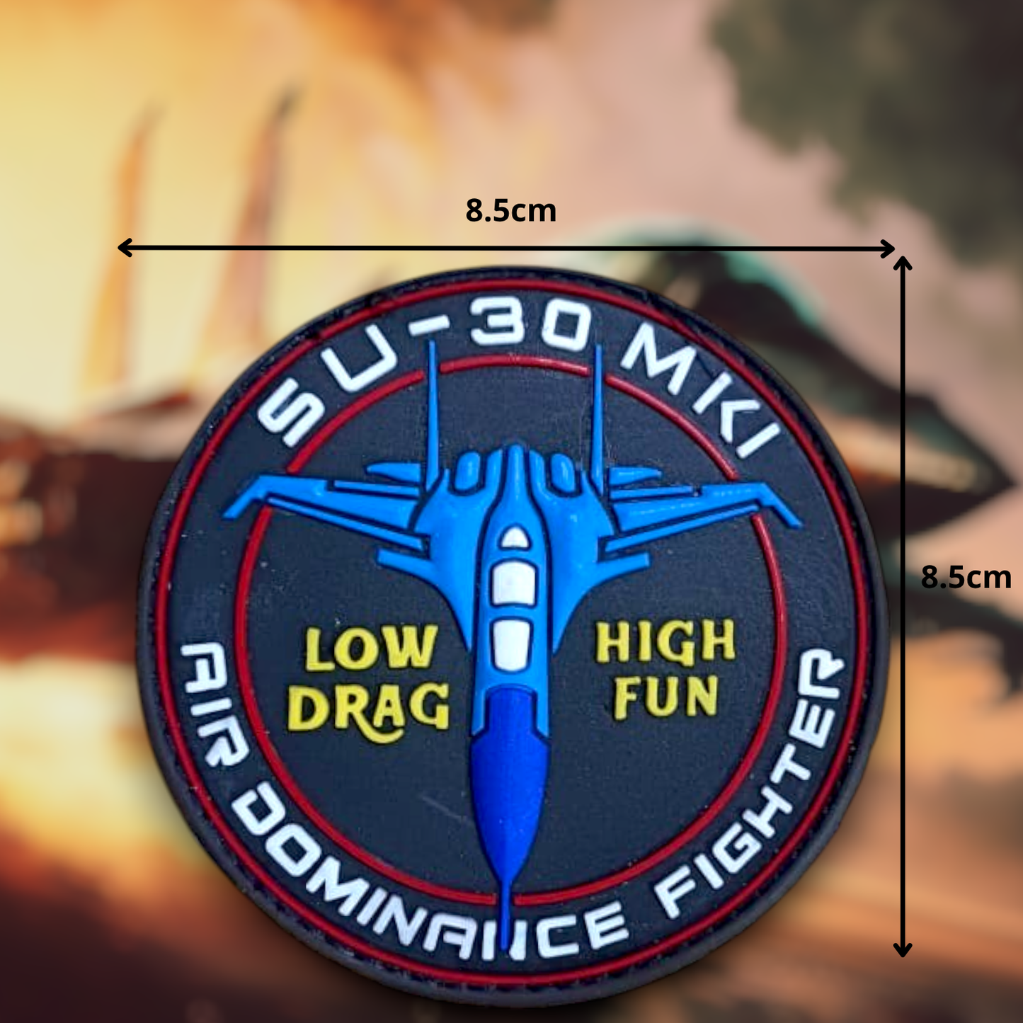 LOW DRAG HIGH FUN | RUBBERISED | WITH VELCRO PATCH