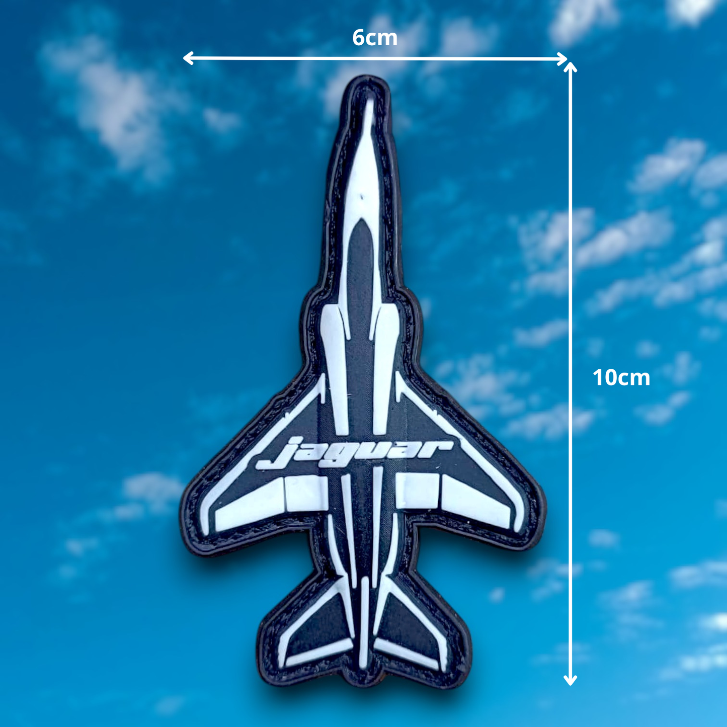 JAGUAR | AIRCRAFT | RUBBERISED | WITH VELCRO PATCH