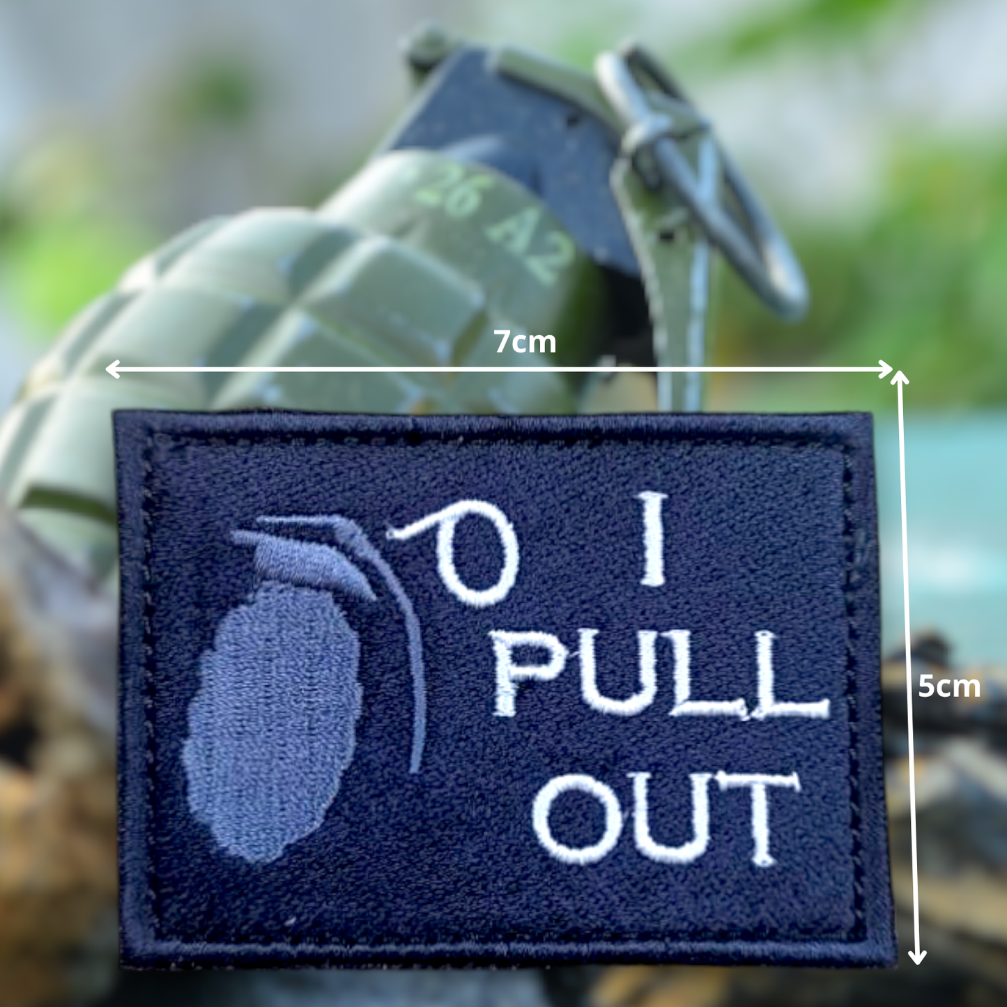 I PULL OUT | EMBROIDERED | WITH VELCRO PATCH
