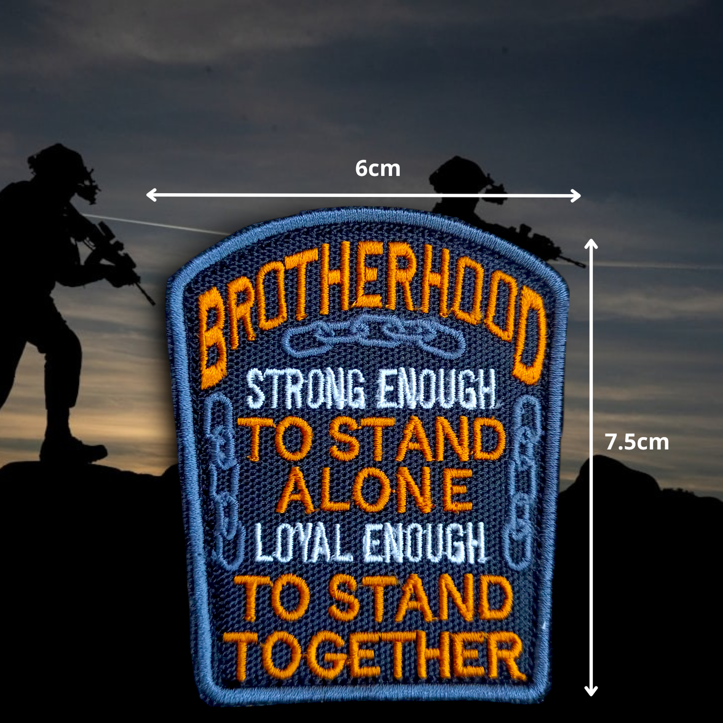 BROTHERHOOD | EMBROIDERED | WITH VELCRO PATCH