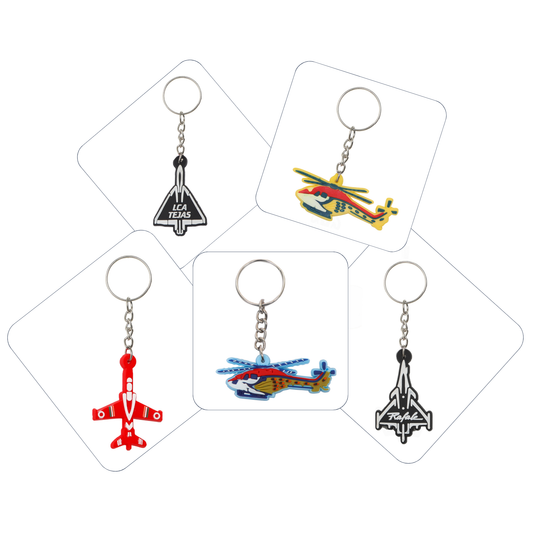 COMBO | RUBBER KEY CHAIN | SET OF 4