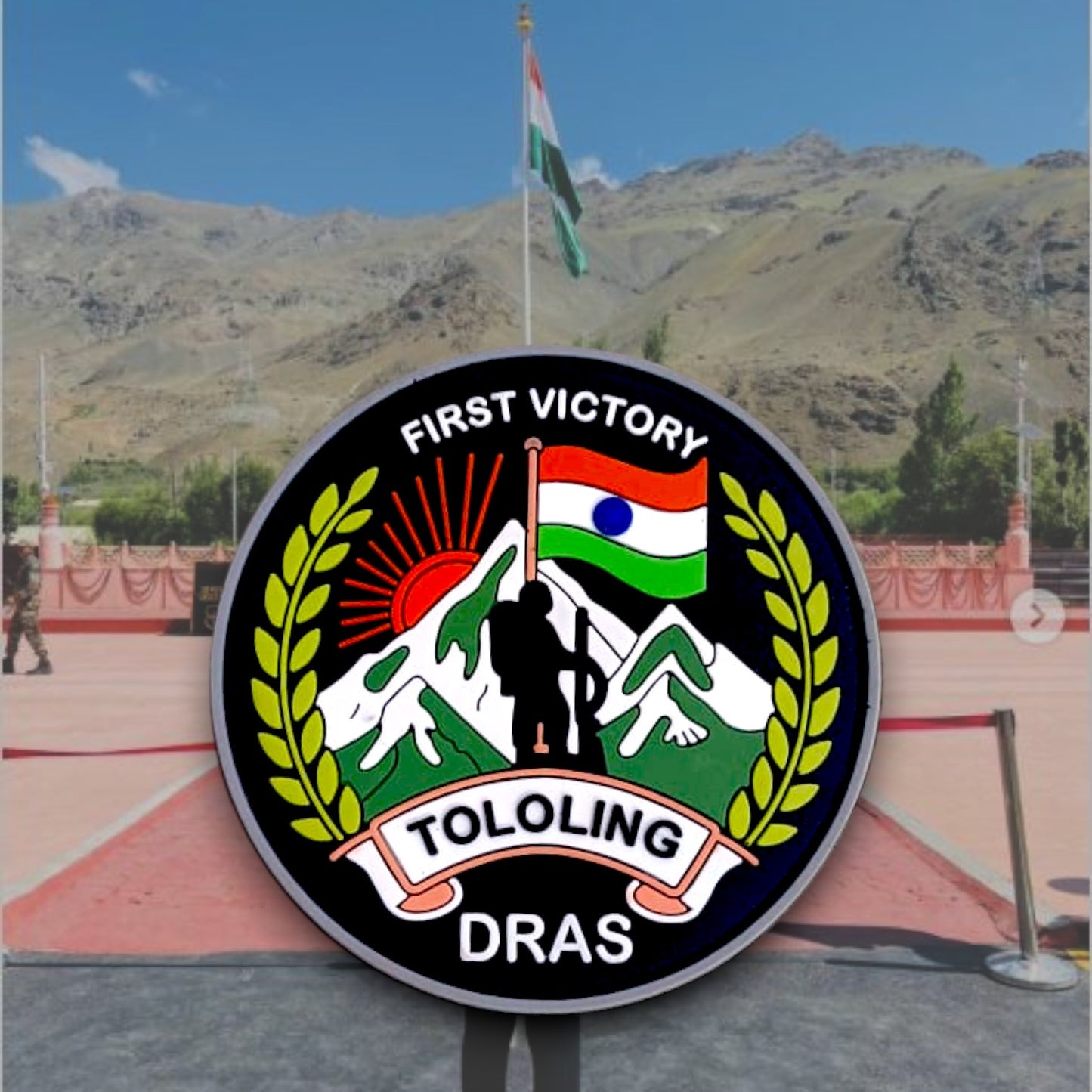 P2273 | FIRST VICTORY | TOLOLING DRAS | RUBBERISED | WITH VELCRO PATCH