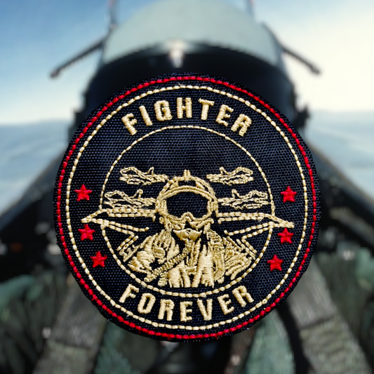 P 851 | FIGHTER FOREVER | WITH VELCRO PATCH