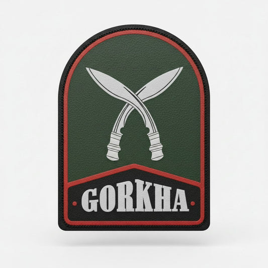 GORKHA KHUKHRI | PRINTED | WITH TACTICAL PATCH (Velcro + Magnet + Iron On)
