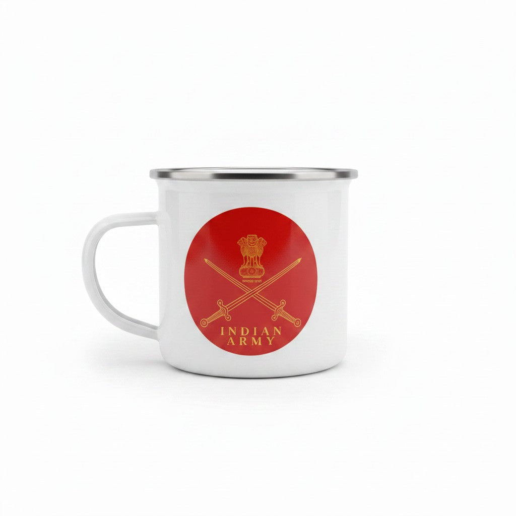 ENAMEL COFFEE MUG | INDIAN ARMY