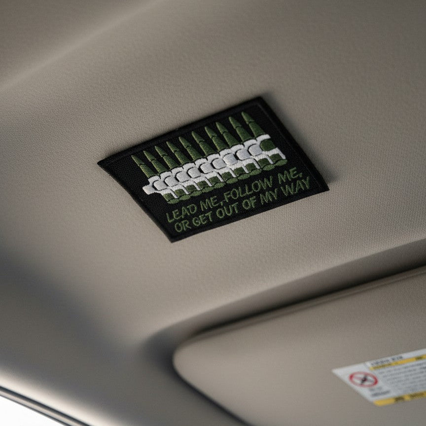 LEAD ME FOLLOW ME | EMBROIDERED | WITH VELCRO PATCH