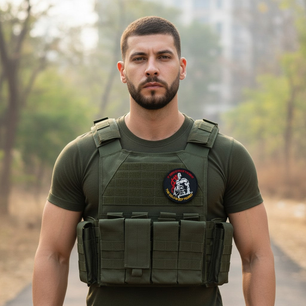 IF THERE IS FIRE IN THE HEART | EMBROIDERED | WITH VELCRO PATCH